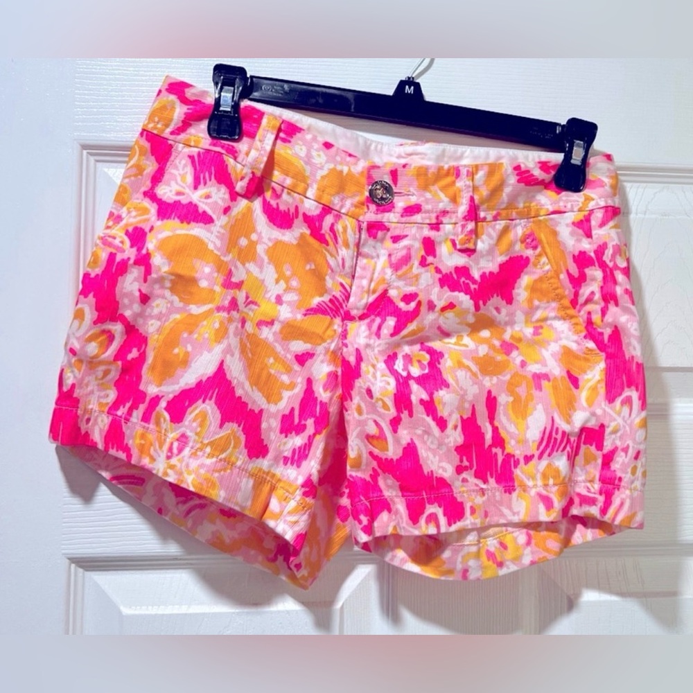 Lilly Pulitzer Pink and Orange Shorts - Picture 1 of 2